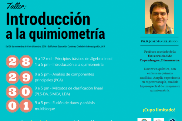 Taller: Introducción a la quimiometría